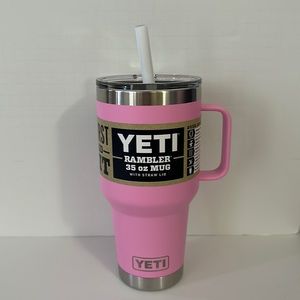 YETI Rambler 35 oz Mug with Straw Lid (Pink)